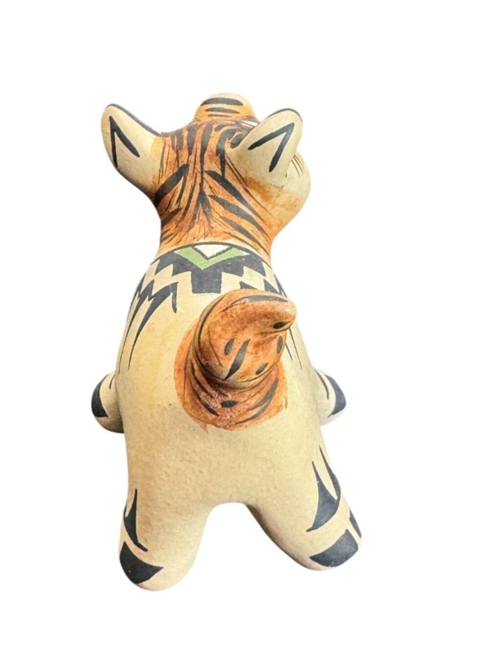 Stephanie Naranjo Santa Clara Pueblo Pig Pottery Figure Signed 3 1/2" - Picture 9 of 9